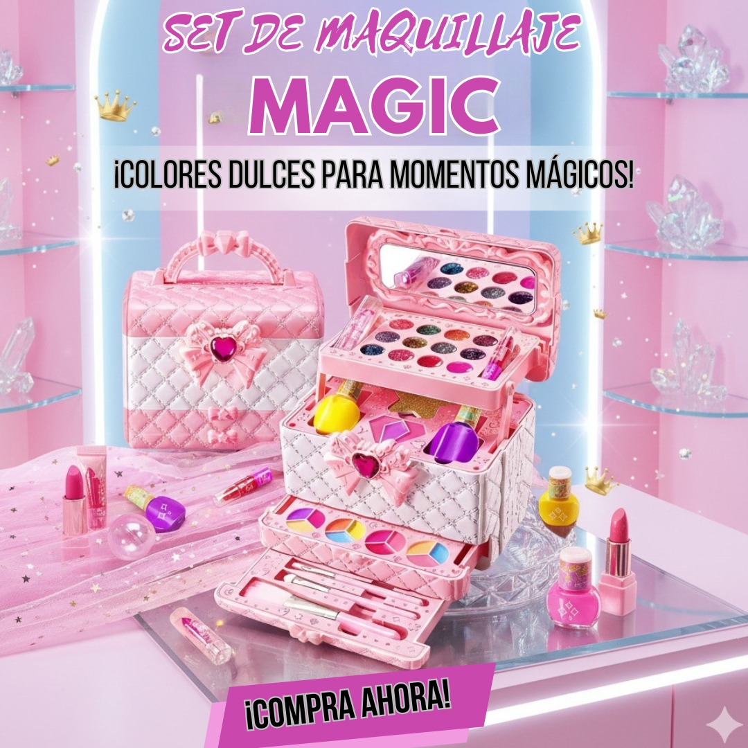 Set de Maquillaje Lavable para Niñas